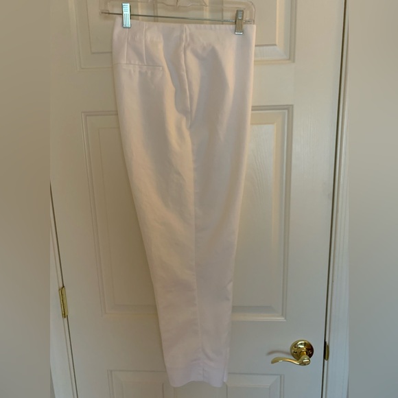 Chicos white front-zip ankle lightweight pants sz 2.5 (approx sz 14) - Picture 7 of 9